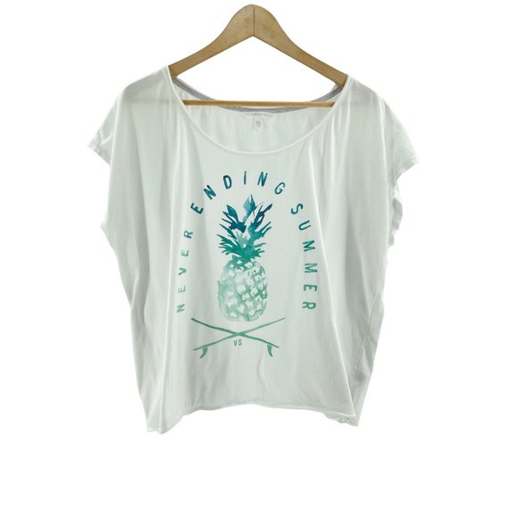 Victoria’s Secret Never Ending Summer Graphic Top Size L - Picture 1 of 3